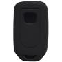 Black Silicone Key Cover Case Holder Chain Bag Key Fob Case Cover fit for 2015 2016 2017 Honda Civic Accord Pilot CR-V