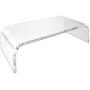 AMT Acrylic Monitor Stand Clear Monitor Stand Clear Monitor Riser Laptop/PC/Multimedia Monitor Stand for Home Office (Small)