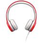 LilGadgets Connect+ Kids Premium Volume Limited Wired Headphones with SharePort and Inline Microphone (Children, Toddlers) - Red