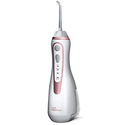 Waterpik Cordless Water Flosser Rechargeable Portable Oral Irrigator For Travel And Home – Cordless Advanced, WP-569 Rose Gold