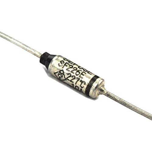 Electronics-Salon 5 PCS Thermal Fuse Microtemp Cutoff SF226E 227°C, 250V/10A