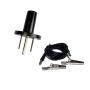 Static Care ESD Grounding Cable with Alligator Clip 8 Long with Banana Jack Outlet Plug Adapter Ground Garments and Mats with Alligator Clip
