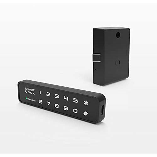 Smart Touch Cabinet Locks,Keyless Drawer Lock,Furniture Wardrobe Keypad Lock,Electronic Lock for Home/Office/Gym/Rental Hosts/Locker (Horizontal)