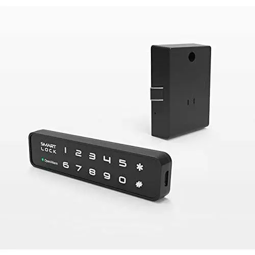 Smart Touch Cabinet Locks,Keyless Drawer Lock,Furniture Wardrobe Keypad Lock,Electronic Lock for Home/Office/Gym/Rental Hosts/Locker (Horizontal)