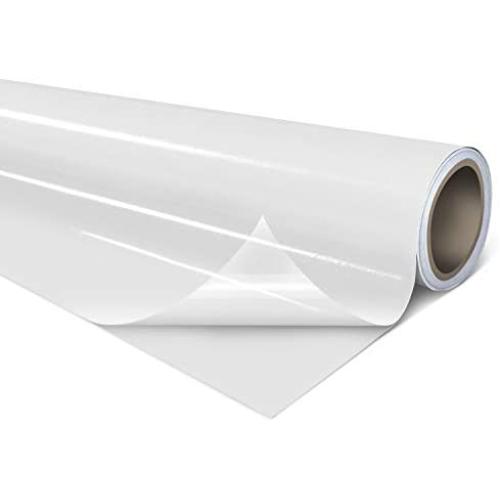VViViD Clear Self-Adhesive Lamination Vinyl Roll for Die-Cutters and Vinyl Plotters (12'' x 30ft)