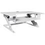Kantek Sit to Stand Desktop Riser, White (STS900W)