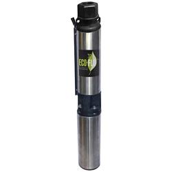 ECO-FLO Products EFSUB7-122 Submersible Deep Water Well Pump, 2 Wire, 230v, 4 Inch, 3/4 HP, 12 GPM