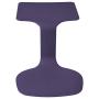 ECR4Kids - ELR-15810-EP The Surf Portable Lap Desk, Flexible Seating for Homeschool and Classrooms, One-Piece Writing Table for Kids, Teens and Adults, GREENGUARD [Gold] Certified, Eggplant