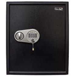Qualarc NOCH-46EL Electronic Digital Home and Office Security Solid Steel Safe with Keypad Lock 2 Cubic Feet, 2 cu