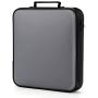 CD Case, COOFIT 160 Capacity DVD Storage DVD Case VCD Wallets Storage Organizer Flexible Plastic Protective DVD Storage Grey
