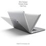 UPPERCASE GhostShell MacBook Air 13'' Hard case, Hardshell Case with Transparent Gloss Finish, Made with Premium PC Plastic ( MacBook Air 13'' 2018 2019 ONLY, Gray Shade) Does not Fit 2020 MacBook Air