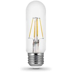 Feit Electric BPT1040/927CA/RP/6 4.5W 40W Equivalent Dimmable 410 Lumens LED T10 Light Bulb, 4.3''H x 1.2''W, 2700K (Soft White), 6 Piece