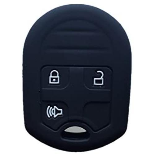 Rpkey Silicone Keyless Entry Remote Control Key Fob Cover Case protector Replacement Fit For Ford E-150 E-250 E-350 Super Duty F-150 F-250 F-350 Explorer Edge Flex Fusion CWTWB1U793 164-R8070