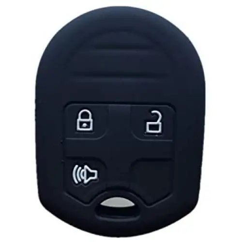 Rpkey Silicone Keyless Entry Remote Control Key Fob Cover Case protector Replacement Fit For Ford E-150 E-250 E-350 Super Duty F-150 F-250 F-350 Explorer Edge Flex Fusion CWTWB1U793 164-R8070