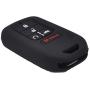LemSa 2Pcs Silicone Keyless Entry Remote Car Smart Key Fob for Honda Civic Accord Pilot CR-V Pilot EX EX-L 2019 2018 2017 2016 2015 A2C81642600, 5 Buttons Black/Purple