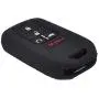 LemSa 2Pcs Keyless Entry Remote Car Smart Key Fob Outer Shell Cover Soft Rubber Protective Case for Honda Civic Accord Pilot CR-V Pilot EX EX-L 2019 2018 2017 2016 2015 A2C81642600, Black+Pink