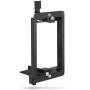 Fosmon Single Gang Wall Plate 2 Piece, Brush Style Opening Passthrough Cable Plate with Low Voltage Mounting Bracket