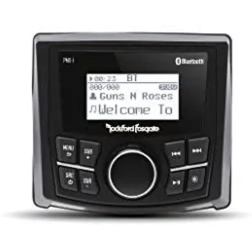 Rockford Fosgate Punch Marine PMX-1 Digital Media Receiver with 2.3'' Dot Matrix LCD Display