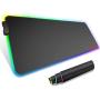 Havit RGB Gaming Mouse Pad Soft Non-Slip Rubber Base Mouse Mat for Laptop Computer PC Games (31.5 X 11.8 X 0.16 inches, Black)