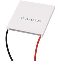 Lheng Semiconductor Refrigeration Tablets TEC1-12703 12V 3A Heatsink Thermoelectric Cooler Cooling Peltier Plate Module 40x40MM