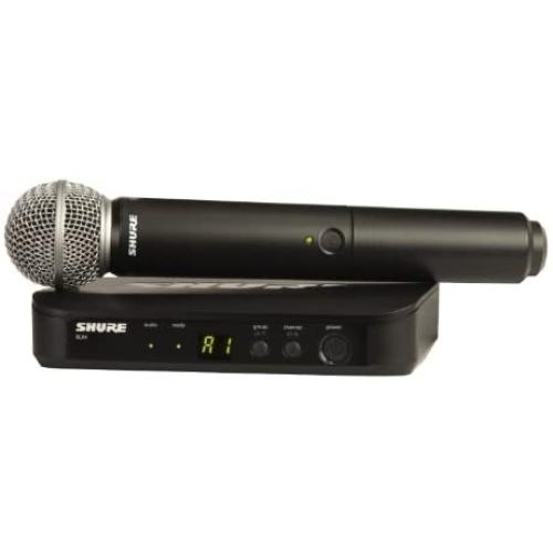 Shure BLX24/SM58 Wireless Microphone System with SM58 Handheld Vocal Mic