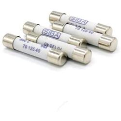 5Pcs FF10A 600V Very Fast Acting 10A Multimeter Fuse Brass, Nickel-Plated Fuse 6.3 x 32mm