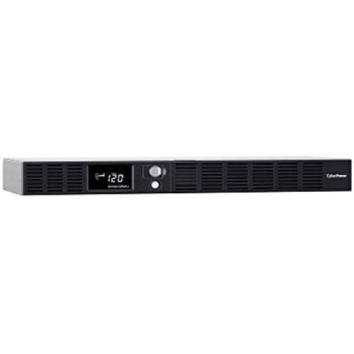 CyberPower OR700LCDRM1U Smart App LCD UPS, 700VA/400W, 6 Outlets, AVR, 1U Rackmount Black