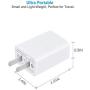 USB Wall Charger FOBSUNLAND. USB Wall Plug 5V 2.1A AC Power Adapter Compatible with iPhone,iPad,Samsung,Tablet,Kindle and More (White 2pack)