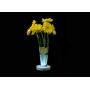 Fortune Products LB-RGBW-6 Super Bright 40 LED Light Base, 6-1/8'' Diameter x 1-1/8'' Height, Multi-Color