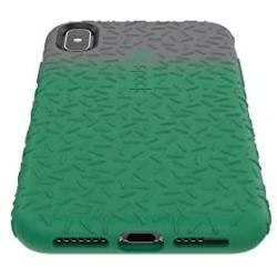 Speck Products CandyShell Fit iPhone Xs Max Case, Graphite Grey Ombre Evergreen Green/Evergreen Green