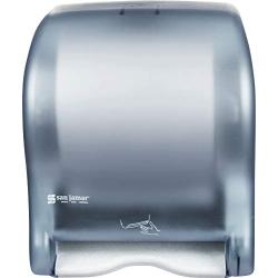 San Jamar T8400TBL Smart Essence Classic Hands Free Paper Towel Dispenser, Arctic Blue