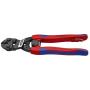 KNIPEX Tools - CoBolt Compact Bolt Cutter With Notched Blade, Spring, Multi-Component, Tethered Attachment (7132200TBKA)