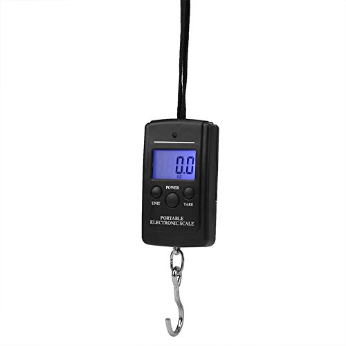 40KG Portable Digital Handy Scale, Electronic Hanging Luggage Scale Weight Measuring Tool