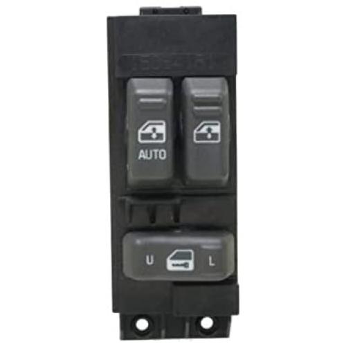 Master Power Windower Switch Fits for 99-02 Chevy Silverado GMC Sierra 1500, 2500, 2500 HD, 3500 2-Doors Pickup Truck Gray Buttons Replace # 15047637 19259957 901-117 71004
