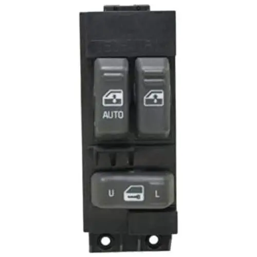 Master Power Windower Switch Fits for 99-02 Chevy Silverado GMC Sierra 1500, 2500, 2500 HD, 3500 2-Doors Pickup Truck Gray Buttons Replace # 15047637 19259957 901-117 71004