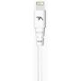 Tech Armor Apple MFi Certified Lightning Cable to USB A - 6FT White - Tough-Braided Extra-Strong Jacket - Sync/Charge iPhone & iPad