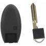 ANGLEWIDE Car Key Fob Keyless Entry Remote Flip Replacement for 07-08 Nissan Maxima Accessories 1pad 4 Buttons Black