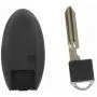 ANGLEWIDE Car Key Fob Keyless Entry Remote Flip Replacement for 07-08 Nissan Maxima Accessories 1pad 4 Buttons Black