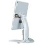 CTA Digital: Dual Security Kiosk Stand with Locking Case and Cable for iPad 10.2-Inch (7th & 8th Gen), iPad Air 3 (2019) and iPad Pro 10.5, White