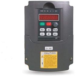 Huanyang VFD CNC Variable Frequency Drive Converter Controller 1 phase 110v input 220v 3 phase output 1.5kw 2hp Inverter for Motor Speed Control