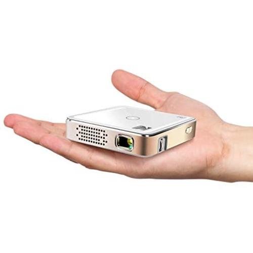Kodak Ultra Mini Portable Projector - HD 1080p Support LED DLP Rechargeable Pico Projector - 100'' Display, Built-in Speaker - HDMI, USB and Micro SD - Compatible with iPhone iPad, Android Phones
