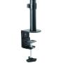 StarTech.com Single Monitor Desk Mount - Single Screen Heavy Duty Pole Mount for up to 34inch VESA Compatible Displays - Ergonomic Height Adjustable Monitor Arm Mount - Desk Clamp/Grommet (ARMPIVOTV2)