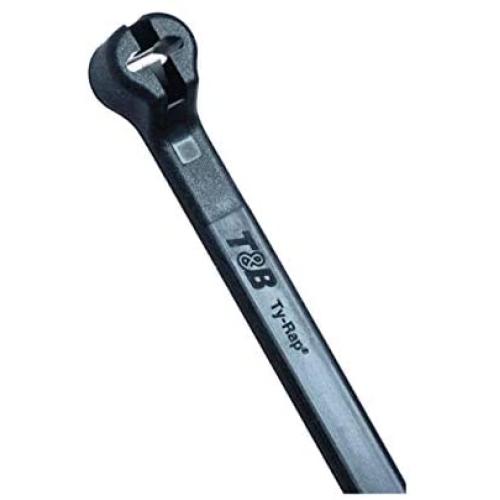 MS3367-2-0 Black Ultraviolet Resistant 14'' Cable Tie TY28MX (1000 Per Bag)