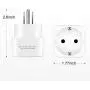 European to USA Plug Adapter, ANKCE Europe to USA Travel Plug Converter, American Outlet Plug Adapter, EU to US Adapter, [2 Packs]