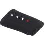 Ezzy Auto A Pair Black Silicone Rubber Key Fob Case Key Cover Key Jacket Skin Protector fit for UX NX RX GX LX is ES GS LS