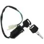 WOOSTAR 2 Wire Ignition Key Switch On Off 2 Position for 50cc 70cc 90cc 110cc 125cc 150cc 200cc 250cc Electrical Scooter Go Cart ATV 4 Wheeler Quad