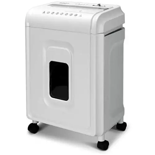 Aurora AU1262XA Anti-Jam 12-Sheet Crosscut Paper and CD/Credit Card Shredder, White/Gray Aurora AU1262XA Anti-Jam 12-Sheet Crosscut Paper and CD/Credit Card Shredder, White/Gray