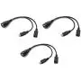 3 Pack OTG Cable for Fire Stick 4K, Samsung Galaxy, Amazon Fire TV, LG, HTC Android Phone Tablet Micro USB Host with Micro USB Power