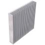 Aluminum Heatsink 3.54 x 3.54 x 0.59 inch / 90 x 90 x 15 mm Large Heat Sink Radiator Circuit Board Cooling Cooler Fin for Chip VGA RAM LED Electronic Power Amplifier - Sliver