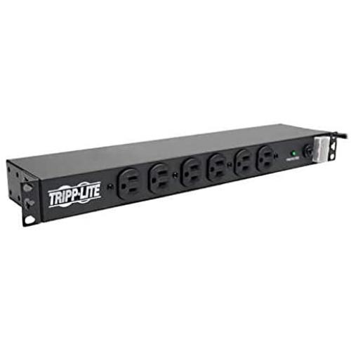 Tripp Lite DRS-1215 14-Outlet Economy Network Server Surge Protector, 1U Rack-Mount, 15 feet Cord, 3000 Joules, AC 120 V - 19 inch rack